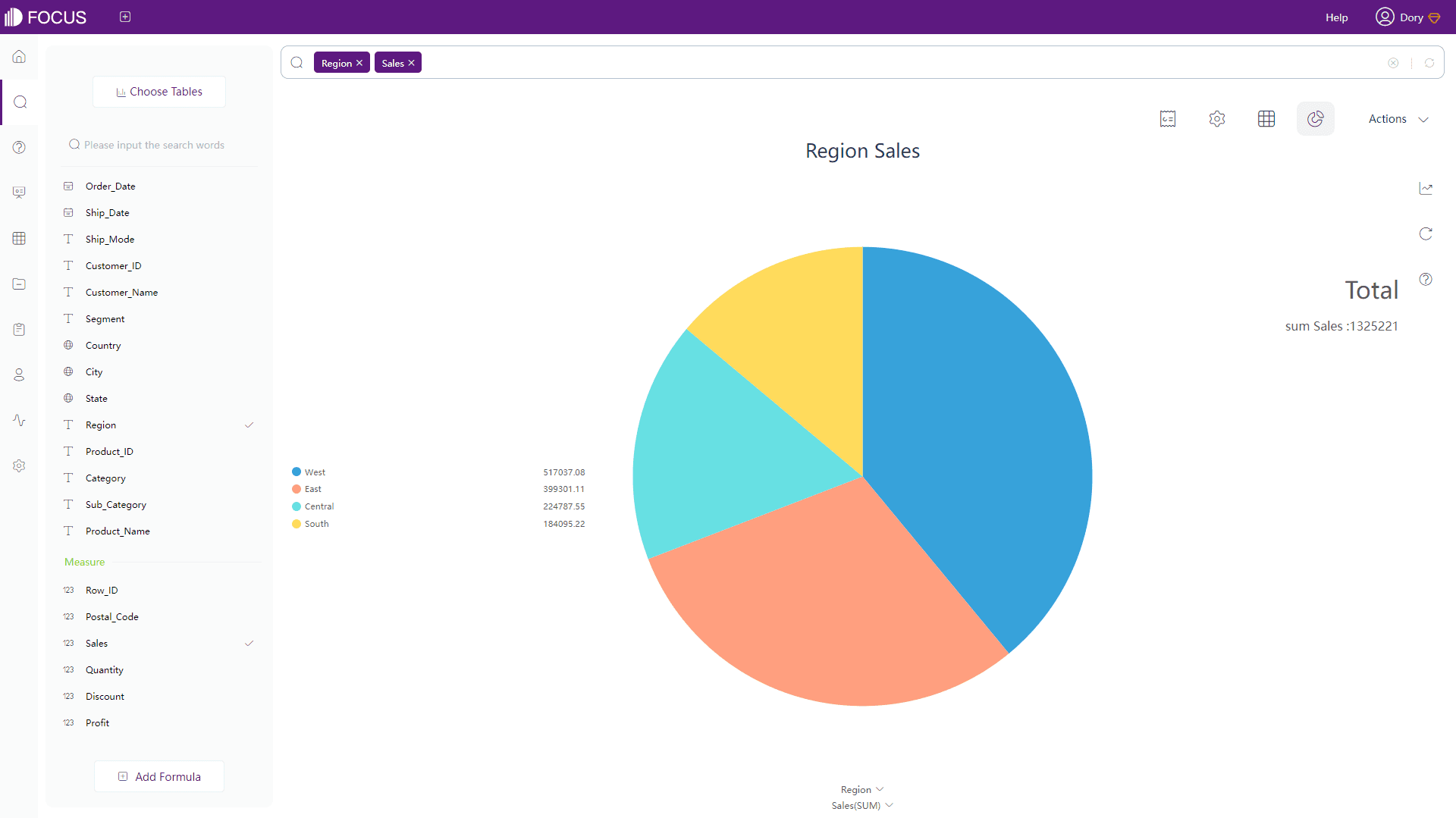 Figure 2-10 Search analysis page