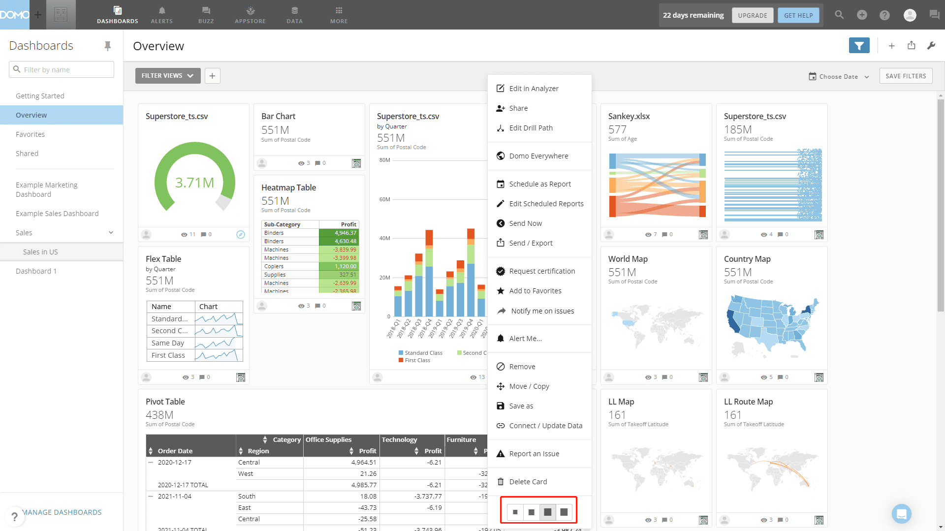 Figure 2-11 Resource page - Domo